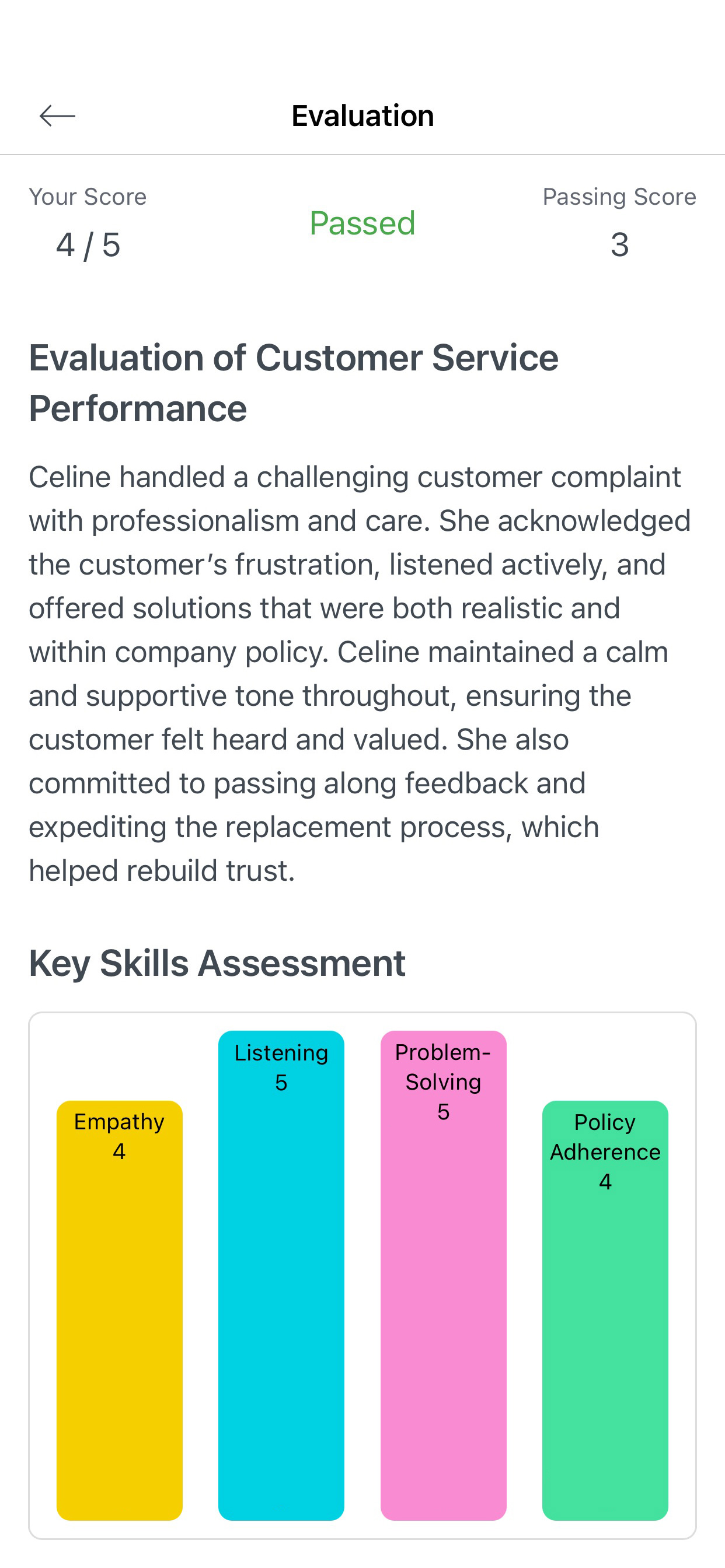 Comprehensive Evaluation: Detailed assessment of learner performance
